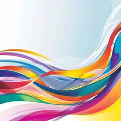 abstract colorful wave background