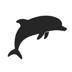 Dolphin Silhouette Vector Illustration