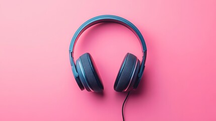 A flat headset with a microphone, symbolizing customer service or technical support.