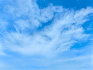 blue sky with clouds