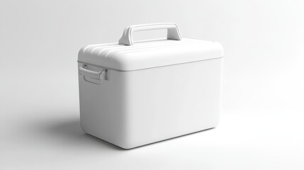 Cooler on white isolated background