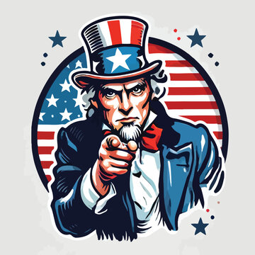uncle sam vector