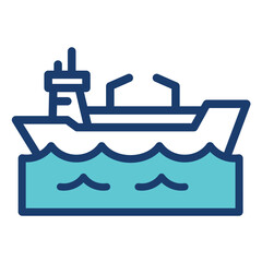 Oil Tanker Icon