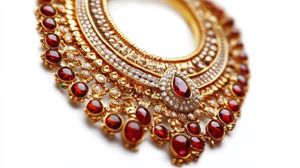 Obraz premium Necklace on white isolated background