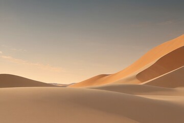 there is a man riding a horse through the desert