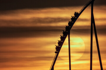 Adrenaline at sunset