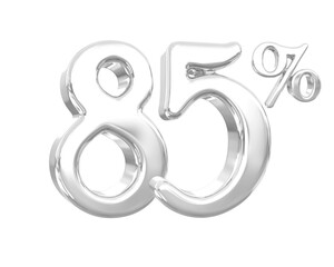 85 Percent Off 3D Silver Discount