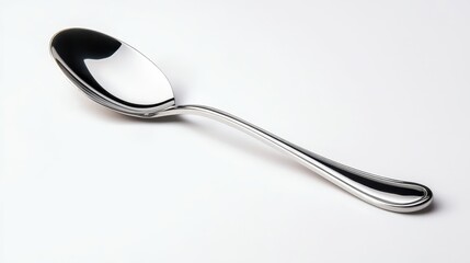 spoon on  white isolated background