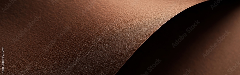 Aufkleber Rich dark brown paper texture with detailed surface characteristics and subtle variations in shading