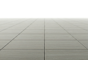 png grey tile floor distance border defocused isolated on white background cutout