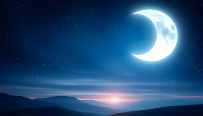 Naklejka premium Three glowing Arabic lanterns with intricate designs illuminate a wooden table, creating a warm, festive atmosphere, perfect for Ramadan or Eid visuals. 