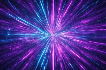 Obraz premium a close up of a purple and blue star burst