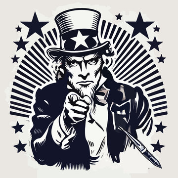 uncle sam vector