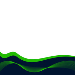 Modern Curve with Line Wave Footer