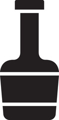 Spirits Bottle Glyph Icon
