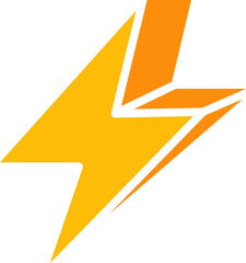 Thunderbolt Symbol Illustration