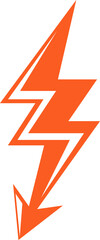 Obraz premium Thunderbolt Symbol Illustration