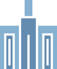 Office Tower Building Icon
