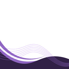 Business Curve Footer with Blend Wave