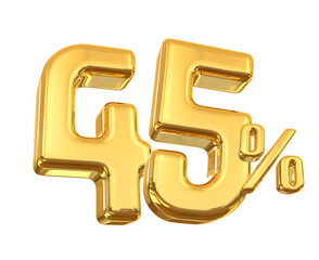 45 Percent Gold offer in 3d