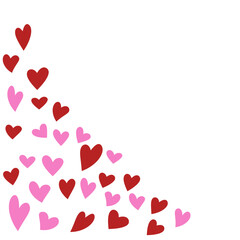 Valentine Love Shape Corner Decoration