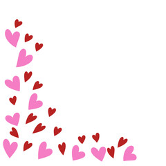 Valentine Love Shape Corner Decoration