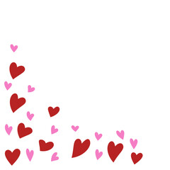 Valentine Love Shape Corner Decoration