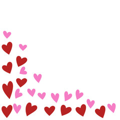 Valentine Love Shape Corner Decoration