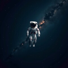 astronaut in space
