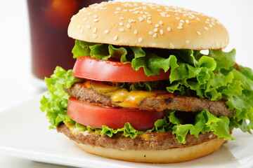 ダブルチーズハンバーガー