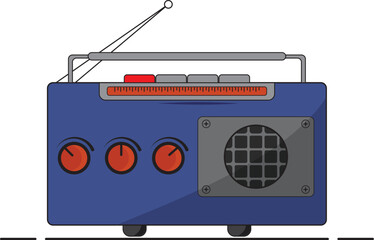 Radio Color Icon Design,