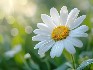 Obraz premium daisy flower in the grass