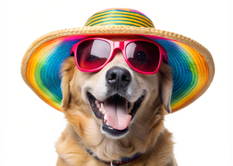 dog wearing sunglasses