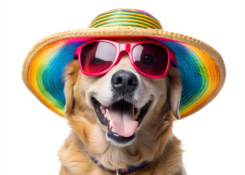 dog wearing sunglasses