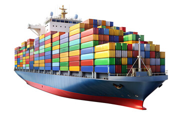 container ship in the port