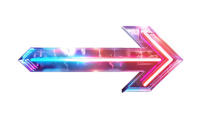 Neon Arrow Icon on transparent background.PNG