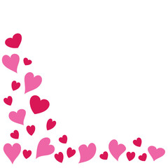 Valentine Love Shape Corner Decoration