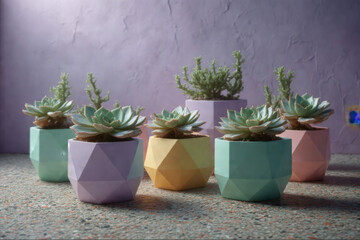 Fototapeta premium plants in a beautiful pot 
