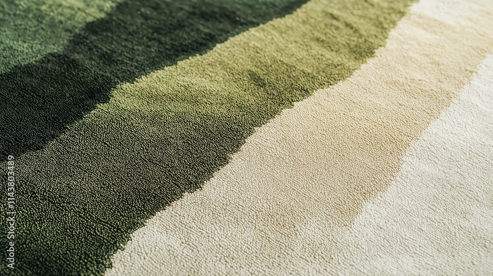 Poster rich green moss gradient transition on soft textured fabric surface