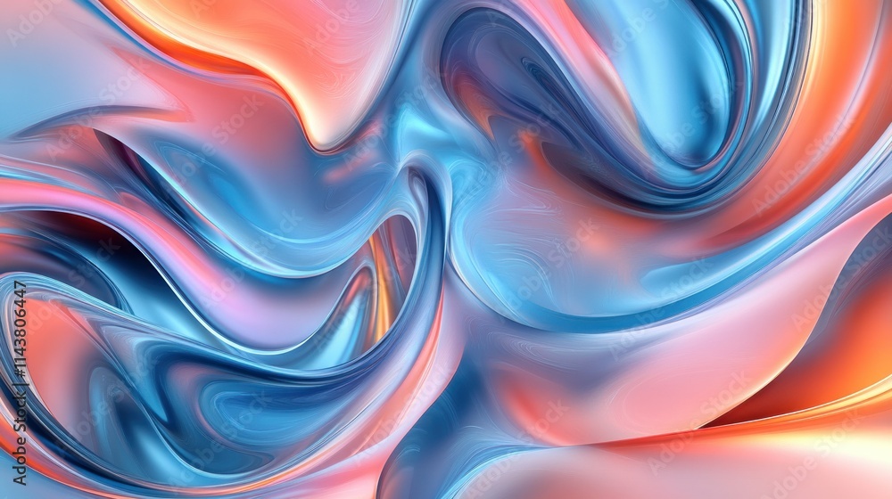 Poster abstract modern background with soft gradient colors