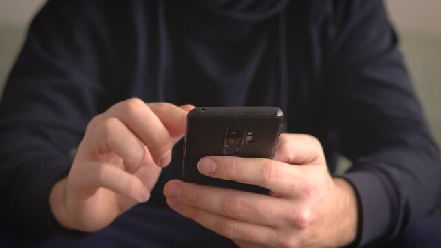 Person Using Smartphone, Mobile Phone Screen Time, Social Media Applications