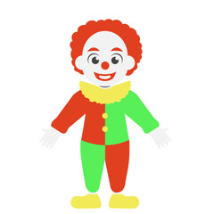 Colorful Clown Character 