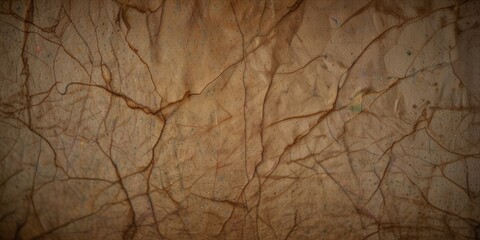 Fototapeta premium Brown textured surface with intricate vein like patterns