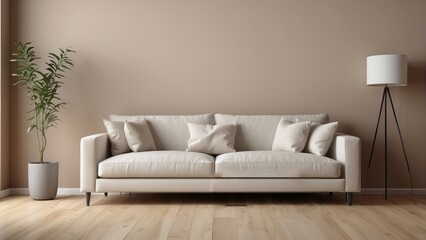 Minimalist Living Room Interior Design With Sofa