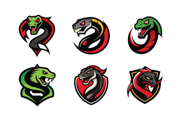 Snake Logo Collection - Fierce and Bold Vector Emblems