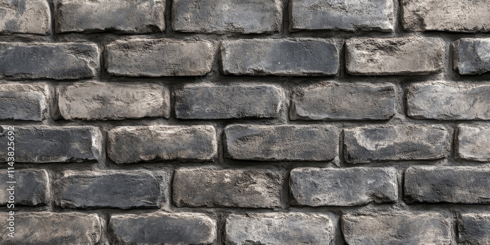 Leinwandbilder grey brick wall texture features a rich surface that showcases the unique characteristics of grey br