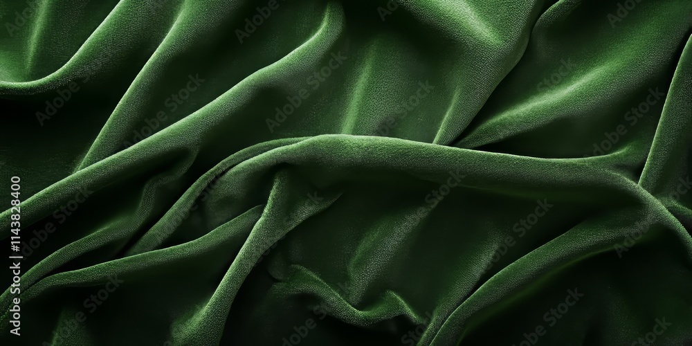 Poster soft and smooth green velvet fabric texture serves as an elegant background. this green fabric backg