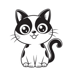 cat silhouette vector
