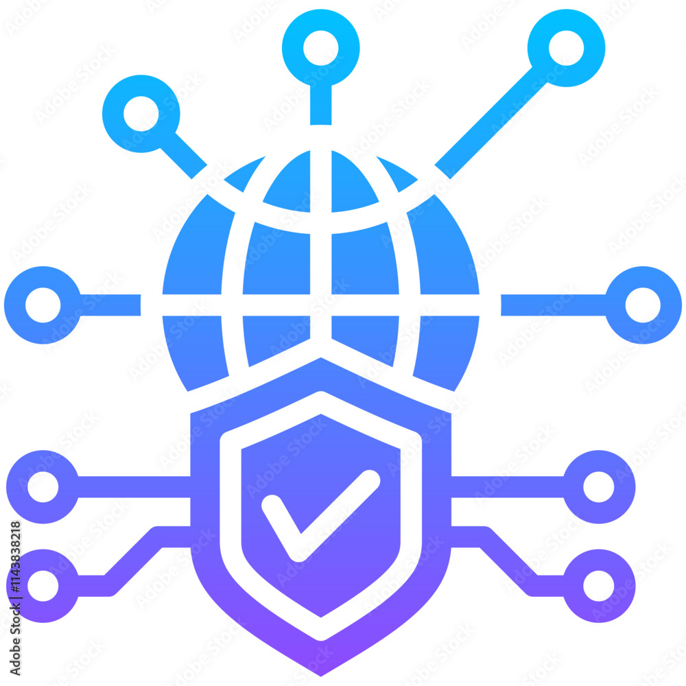 Poster Network Security Icon