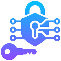 Obraz premium Cryptography Icon